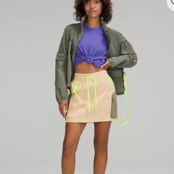 LULULEMON Multi-Pocket Cargo High-Rise Hiking Skirt Size 4 - Picture 1 of 14